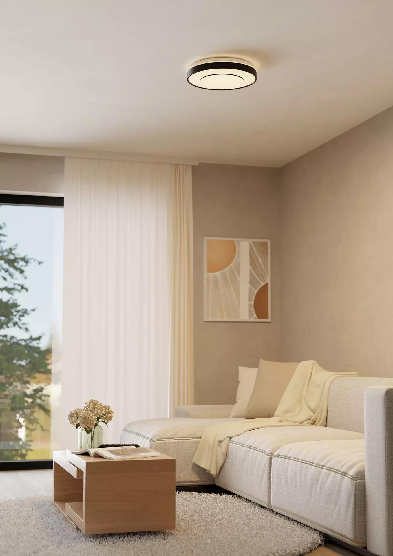 Deckenleuchte MONTERIGGIONI-Z Eglo Metall 40 x 8 x 40 cm