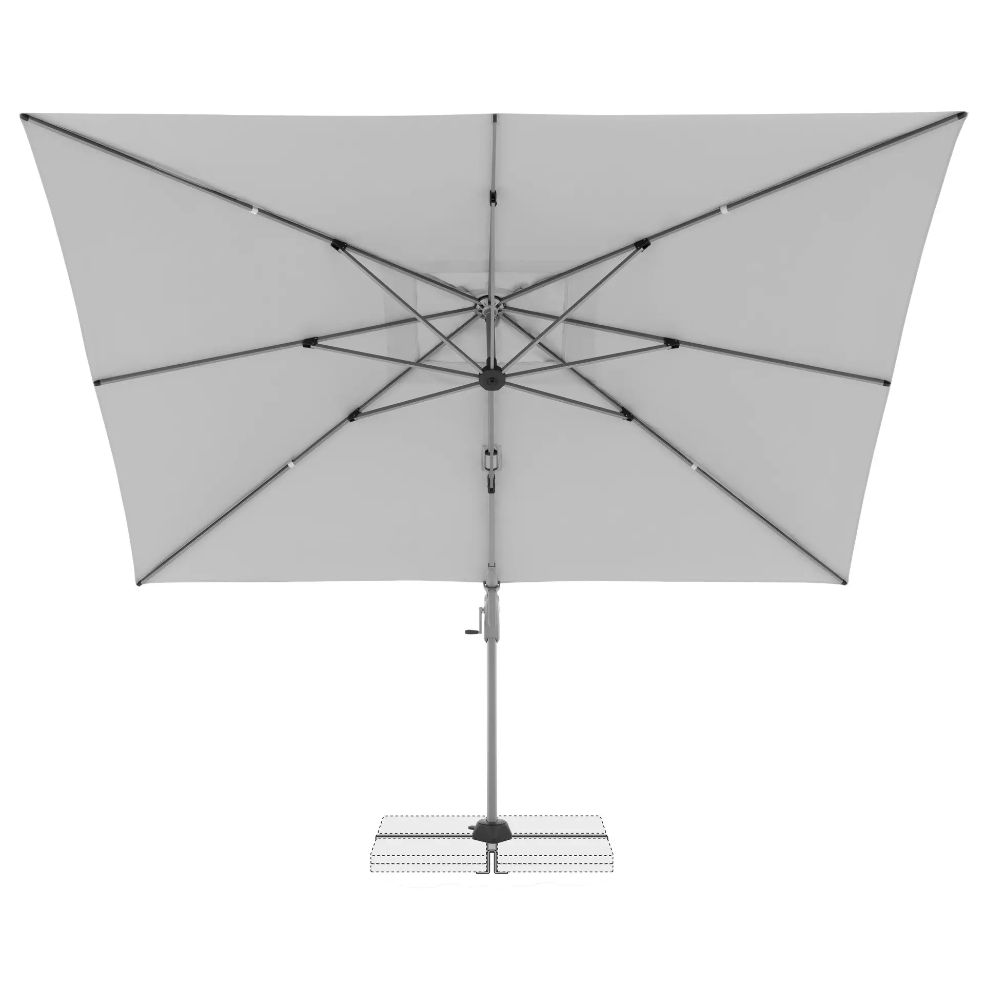 Sonnenschirm Active NEO Side Doppler Textil 350 x 265 x 260 cm