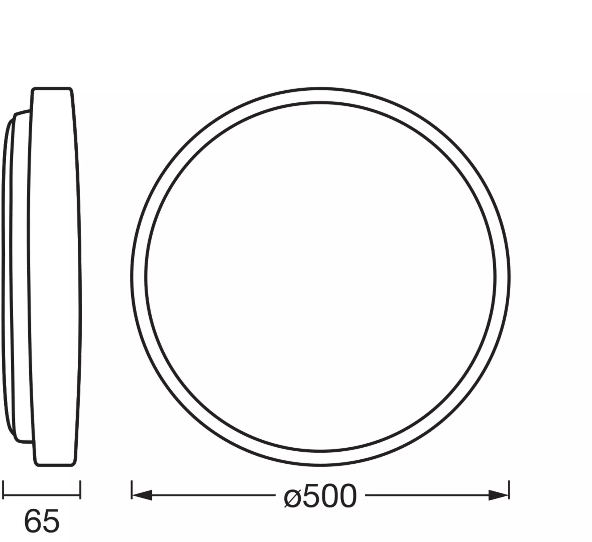 Deckenleuchte Alison Basic Ceiling OSRAM Metall 