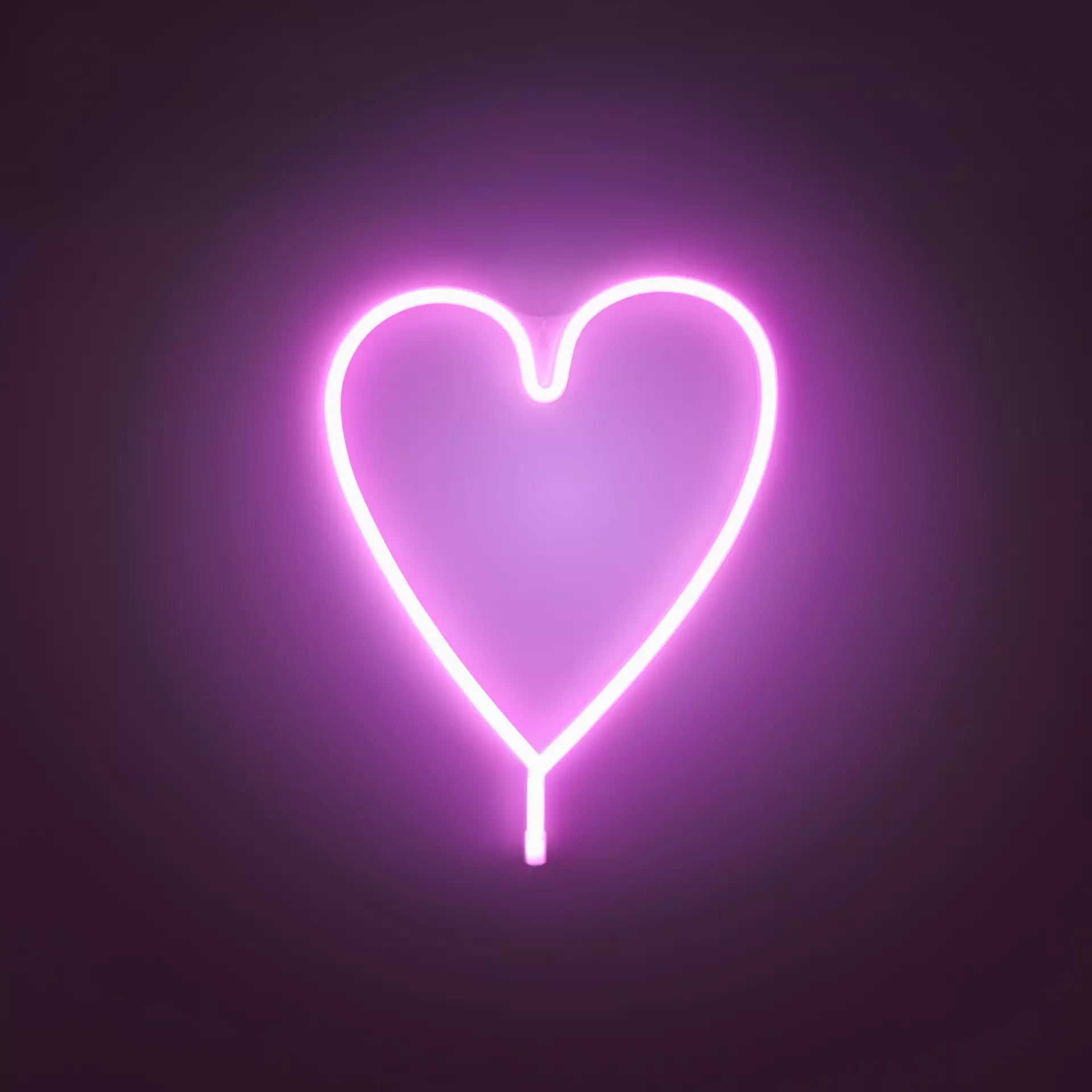 Dekorationsleuchte NEON-HERZ JUST LIGHT Kunststoff 29 x 38 x 2 cm