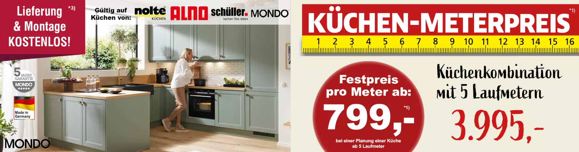 Meter-Aktion bei Innovation in Günzburg: jetzt Küche zum Festpreis sichern. Klicken und mehr erfahren