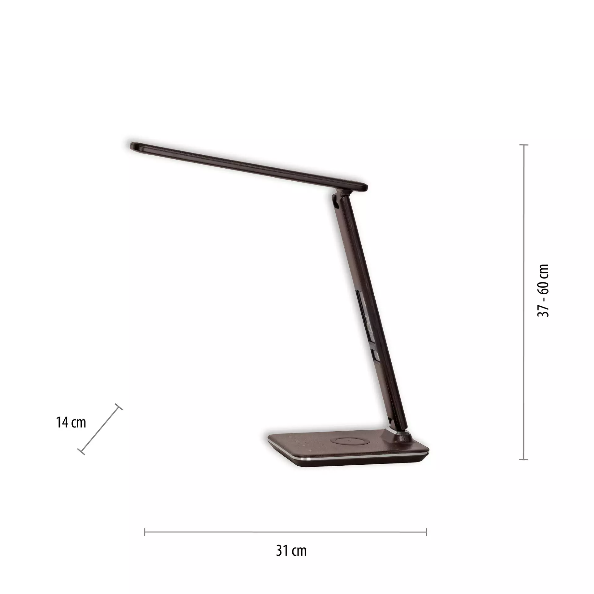 Tischleuchte ADRIANO Paul Neuhaus Metall 14 x 60 x 31 cm