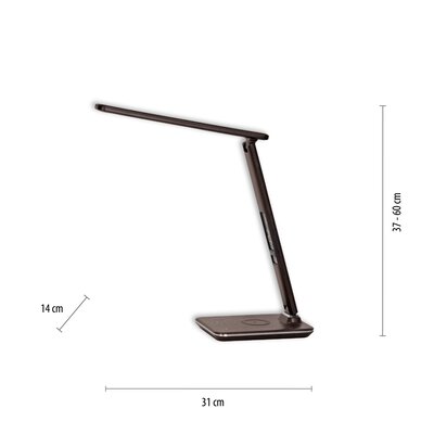 6. Bild von Tischleuchte LED Touchdimmer braun
