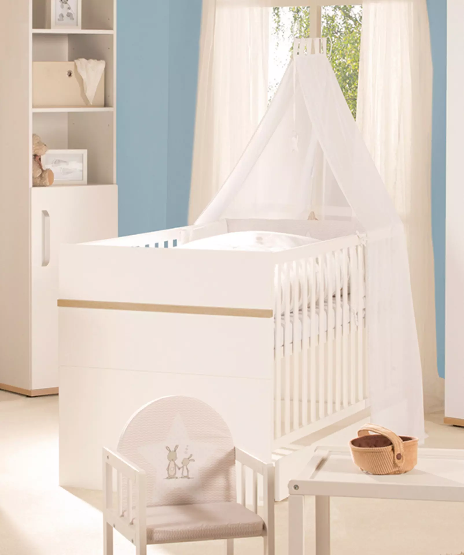 Babybett Pia Roba Baumann Holzwerkstoff 76 x 81 x 142 cm