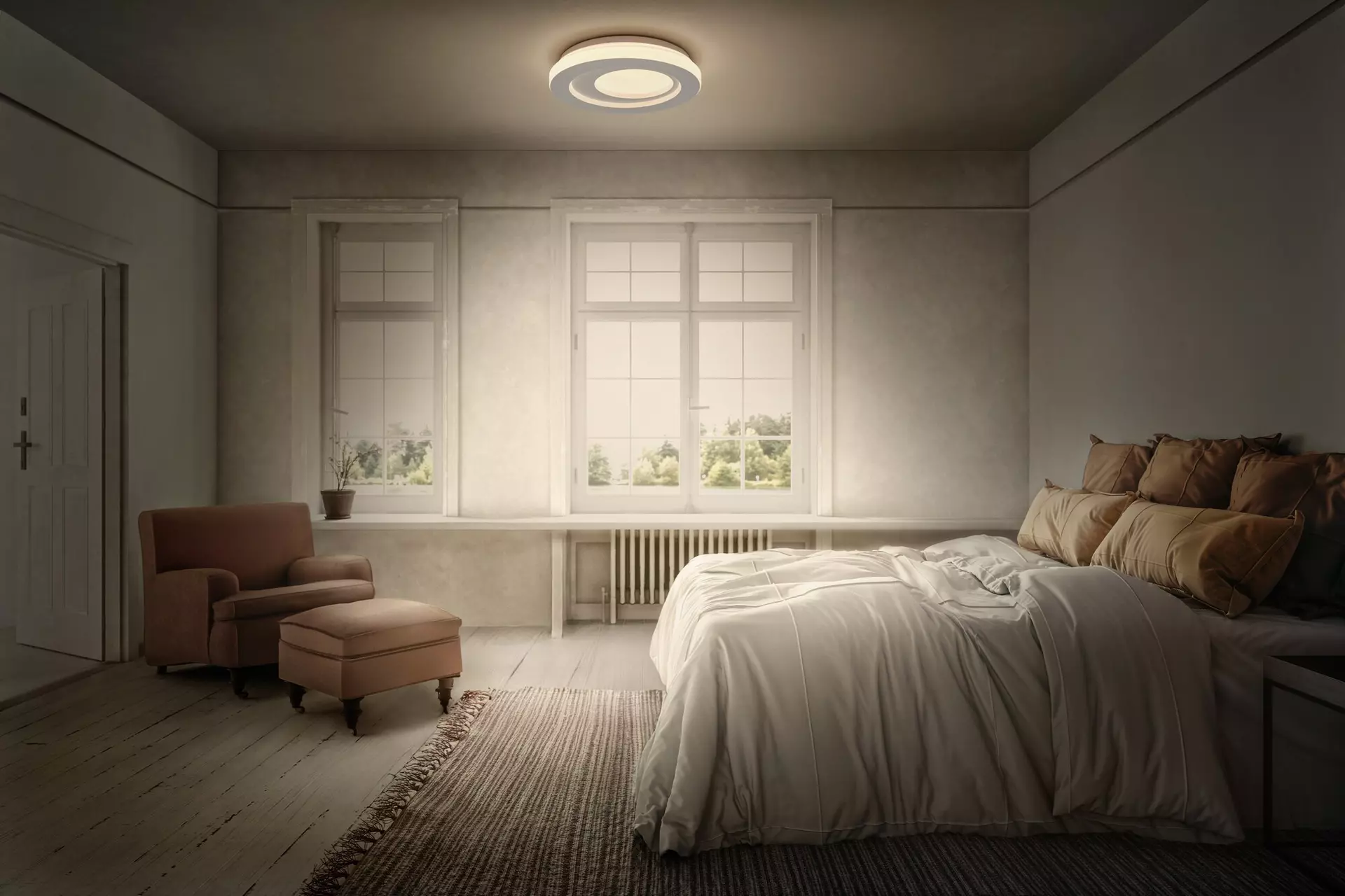 Deckenleuchte Orbis Essential 2Layer OSRAM Metall 