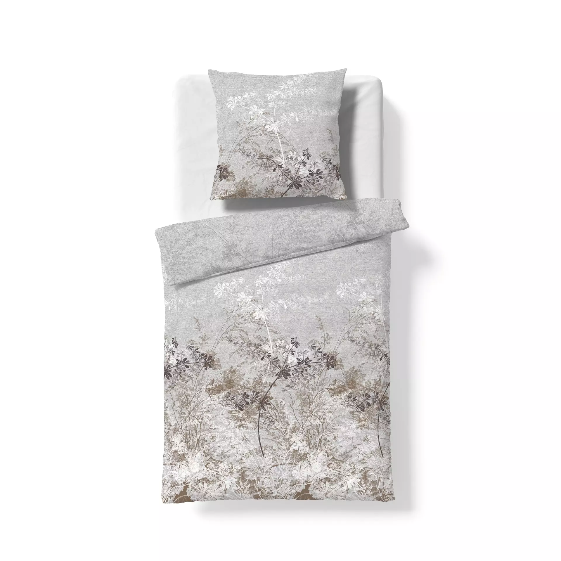 Satin-Bettwäsche Bed Art S Fleuresse GmbH Textil 155 x 220 cm