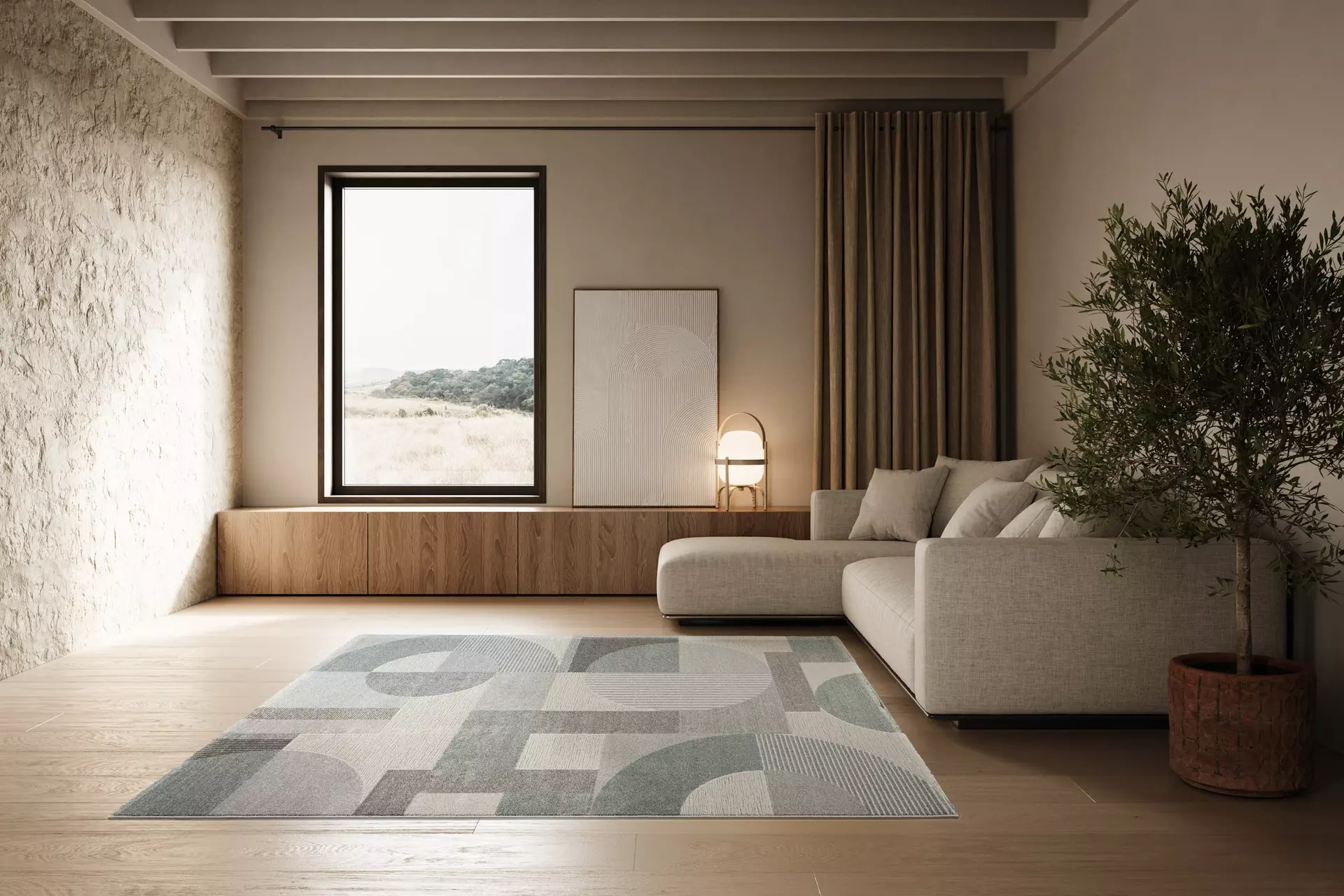 Maschinenwebteppich Vesco MONDO Textil 133 x 1 x 195 cm