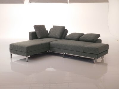 3. Bild von Polstergarnitur Polyester grau Brühl