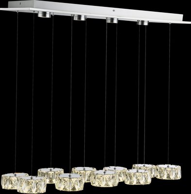 10. Bild von Hängeleuchte LED silber