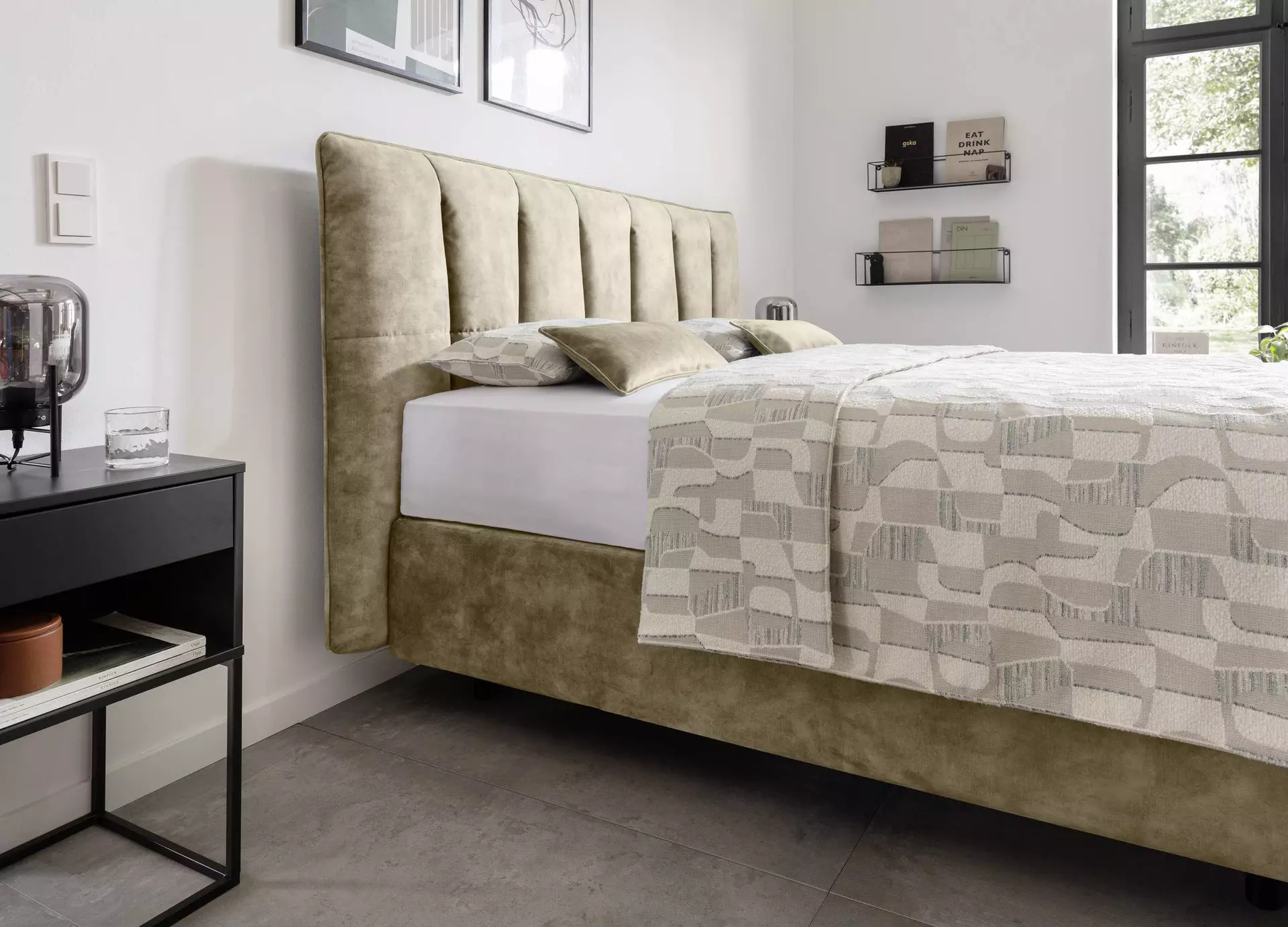 Boxspringbett TOKYO Ruf Betten Textil 180 x 119 x 200 cm