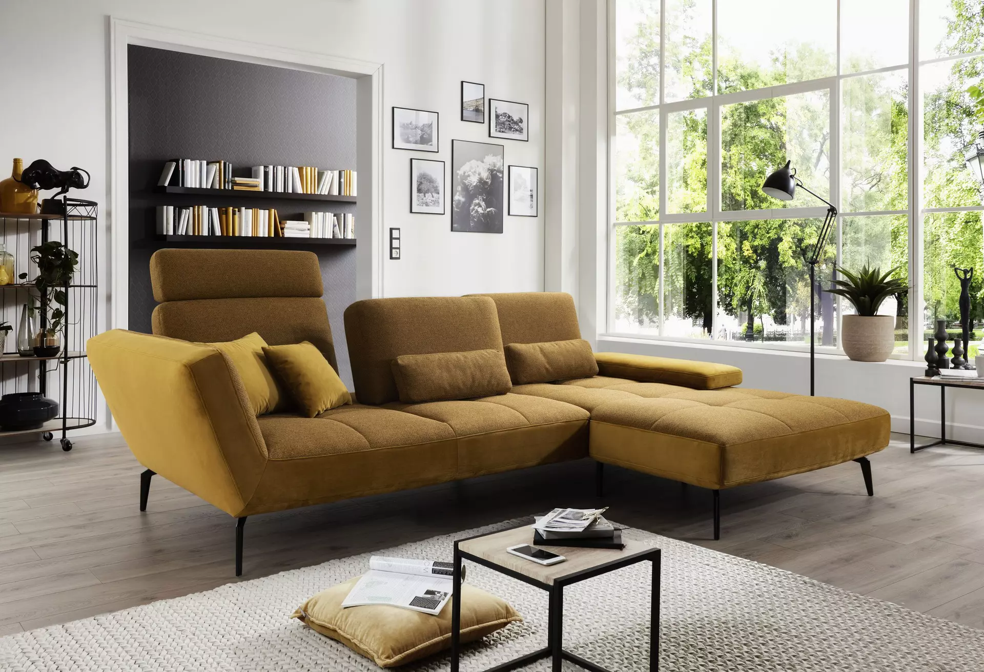 Sofa SO 4300 MR Set-One Textil 190 x 90 x 304 cm