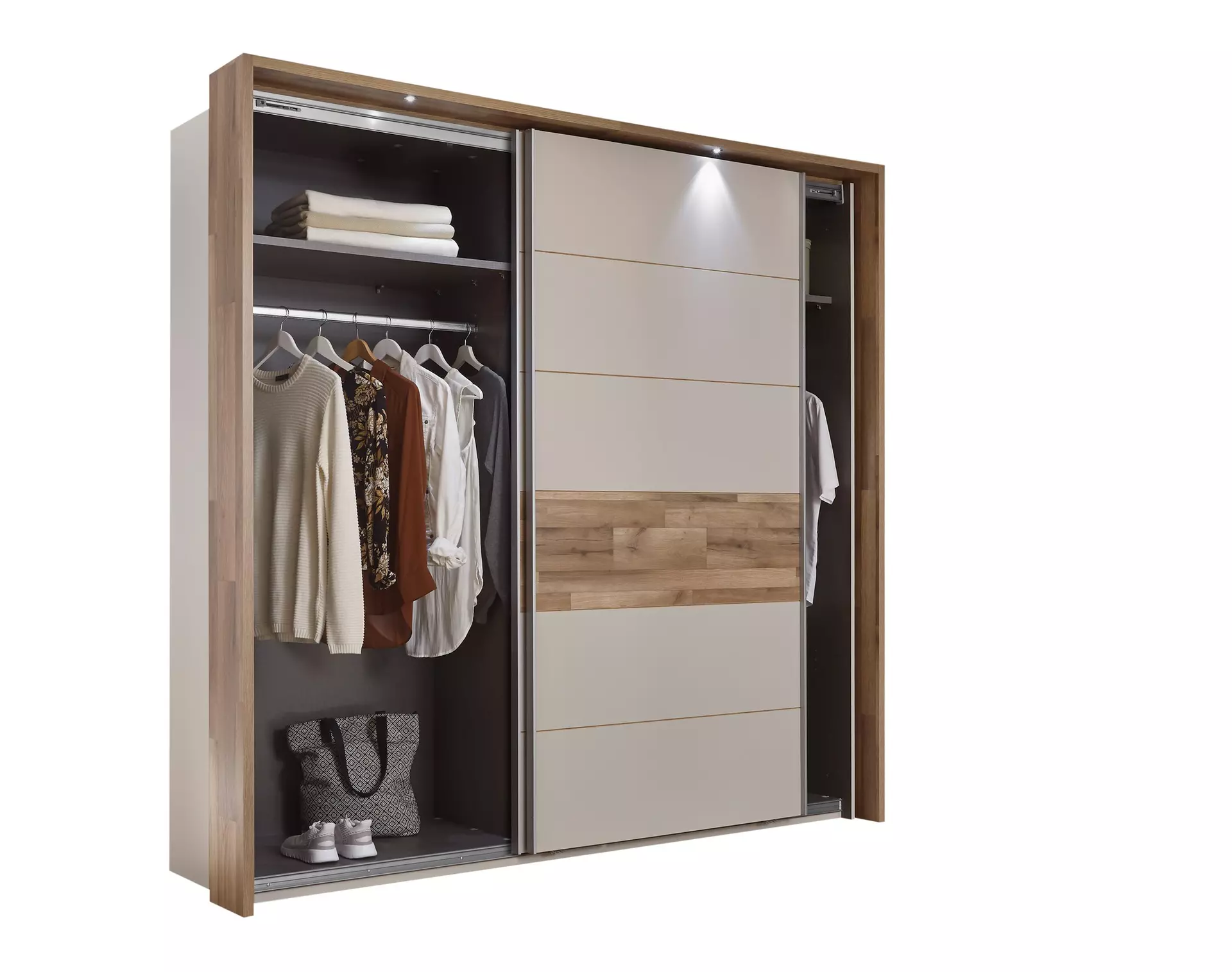 Schwebetürenschrank CADORE Dreamoro Holzwerkstoff 60 x 210 x 270 cm