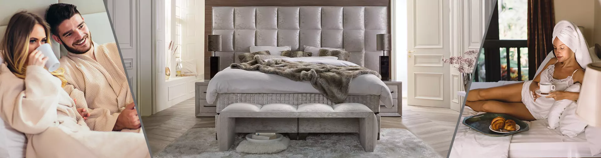 Schaffen Sie sich Luxus wie im Hotel. Erfahren Sie wie Sie in drei einfachen Schritten Ihr Bett wie im Luxushotel dekorieren