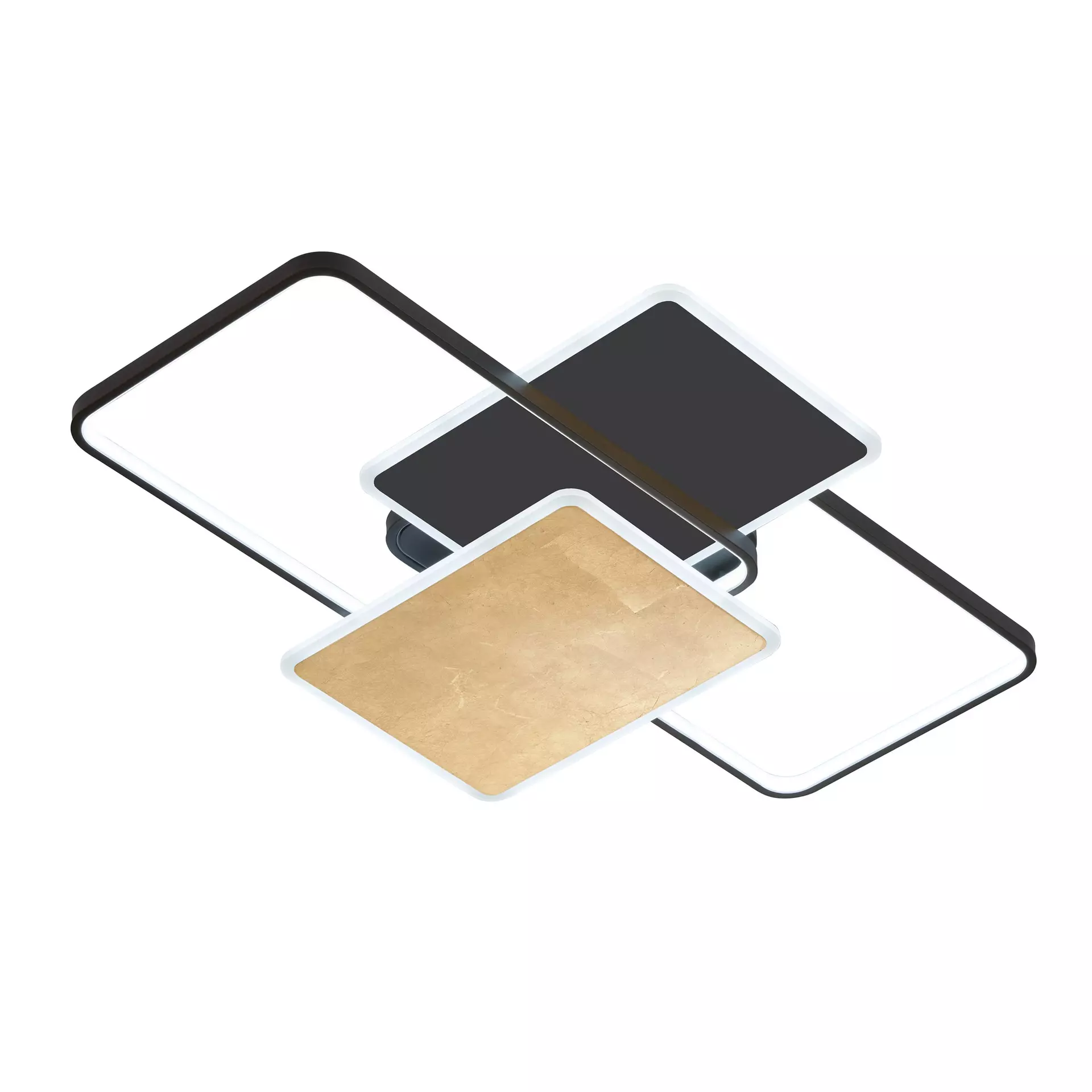 Deckenleuchte Quadro Fischer-Honsel Metall 60 x 90 cm