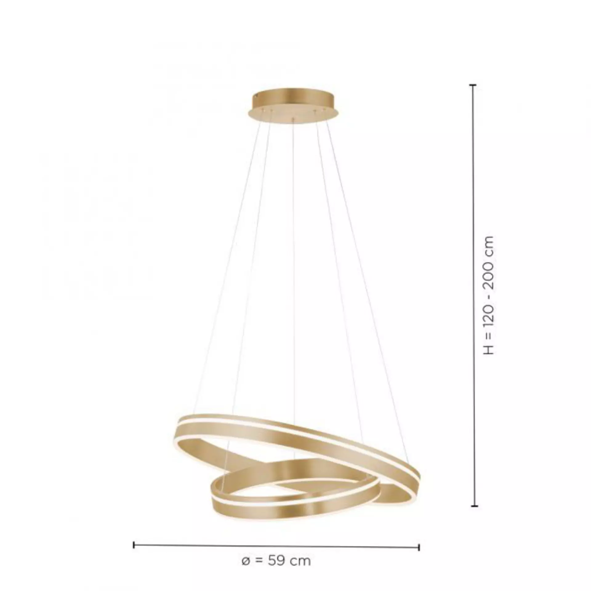 Smart-Home-Leuchten Q-VITO Paul Neuhaus Metall 59 x 200 x 59 cm