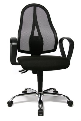 Bild von Büro-Drehstuhl Textil schwarz Topstar