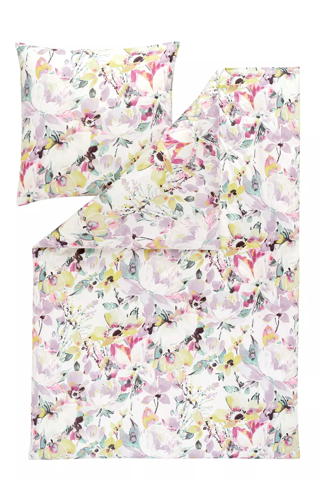 Satin-Bettwäsche Melia Estella Textil 155 x 220 cm