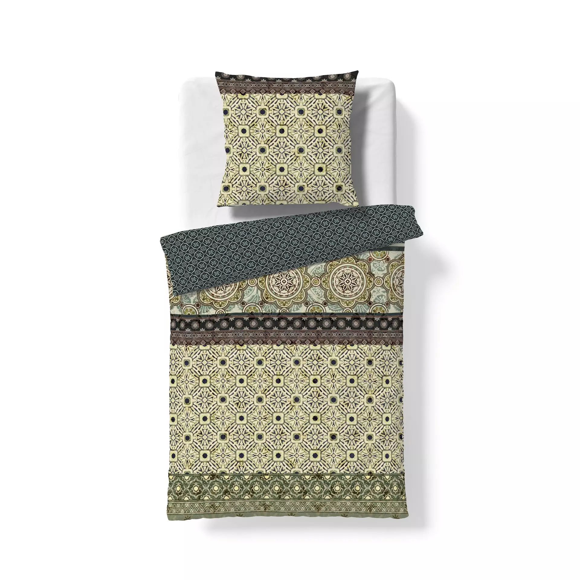 Satin-Bettwäsche Bed Art S Fleuresse GmbH Textil 135 x 200 cm