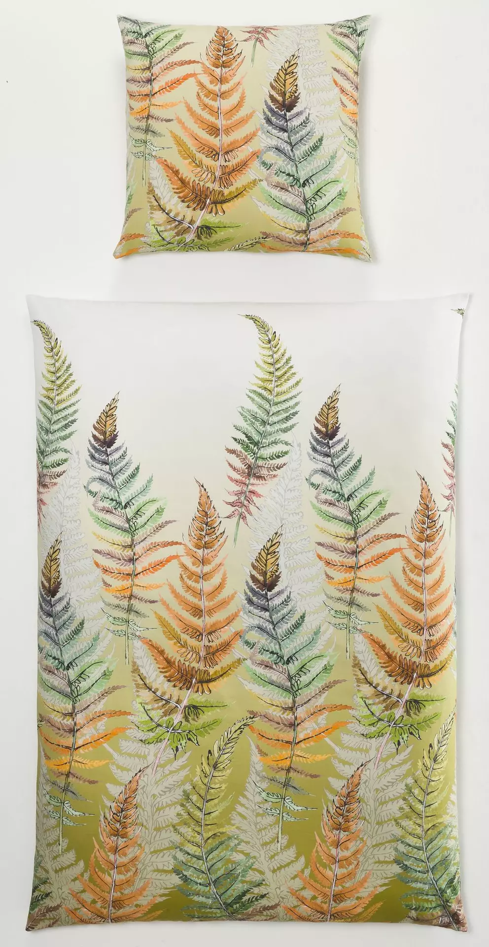Satin-Bettwäsche Phoebe Farn Casa Nova Textil 135 x 200 cm