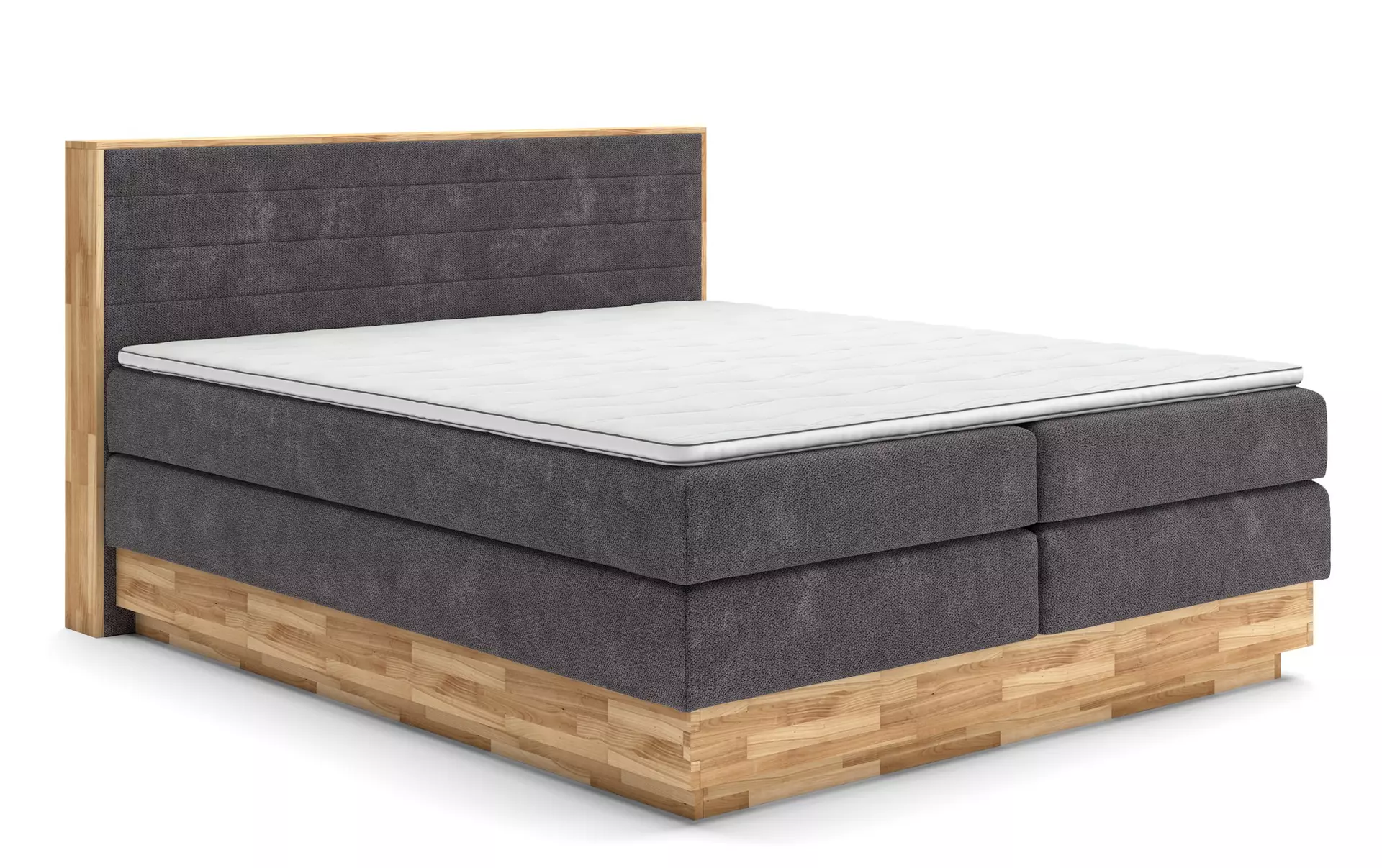 Boxspringbett MONREAL Coco Schlafen Textil 219 x 113 x 184 cm