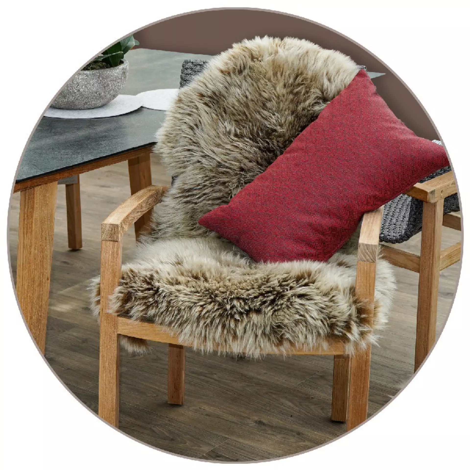 Schaffell 102BS Heitmann-Felle Textil 70 x 100 cm