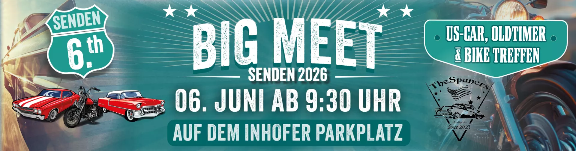 Erleben Sie das highlight des Jahres beim US-Car und Oldtimertreffen bei Möbel Inhofer in Senden
