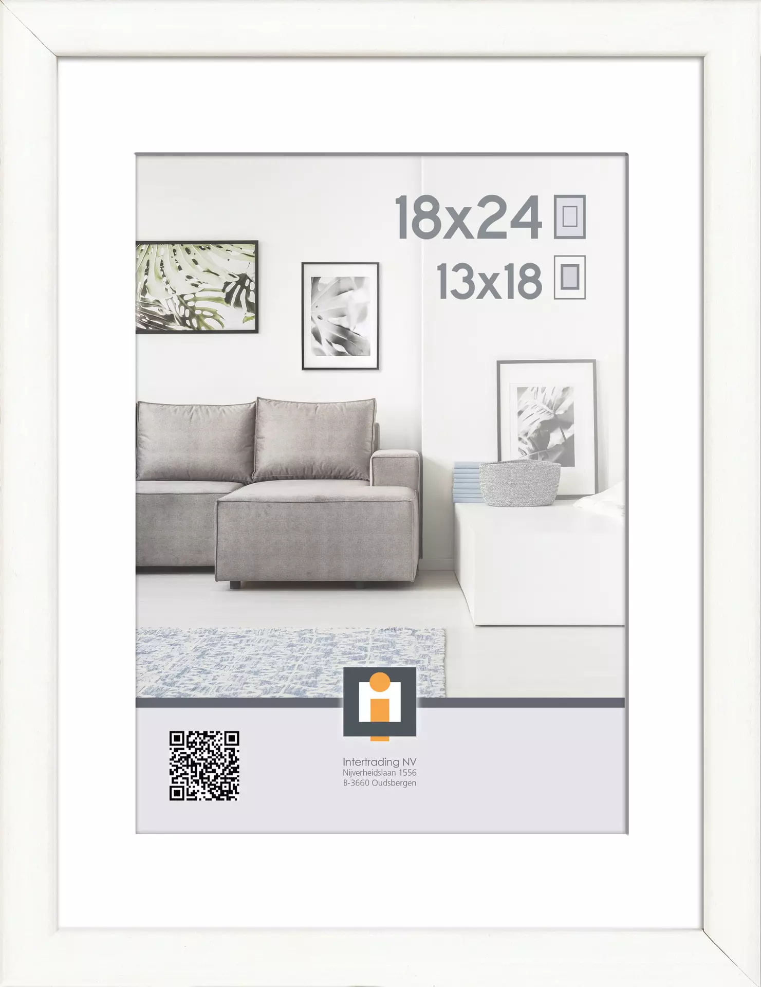 Bilderrahmen MADRID WEISS INTERTRADING Kunststoff 20 x 26 x 2 cm