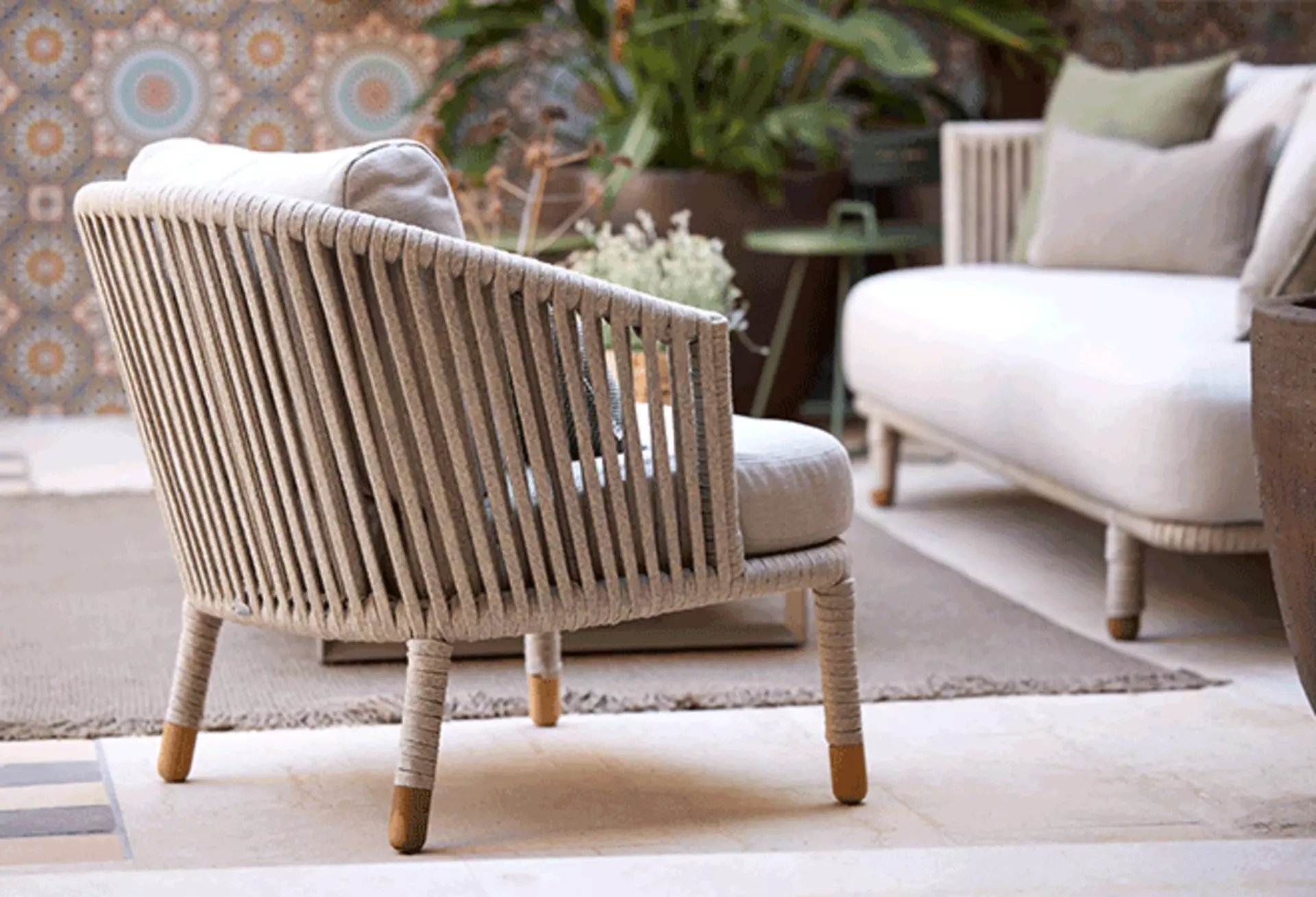 Natürliche Materialien in dezenten Farben