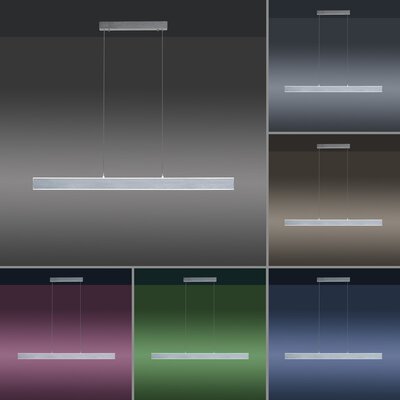 7. Bild von Hängeleuchte LED Fernbedienung silber