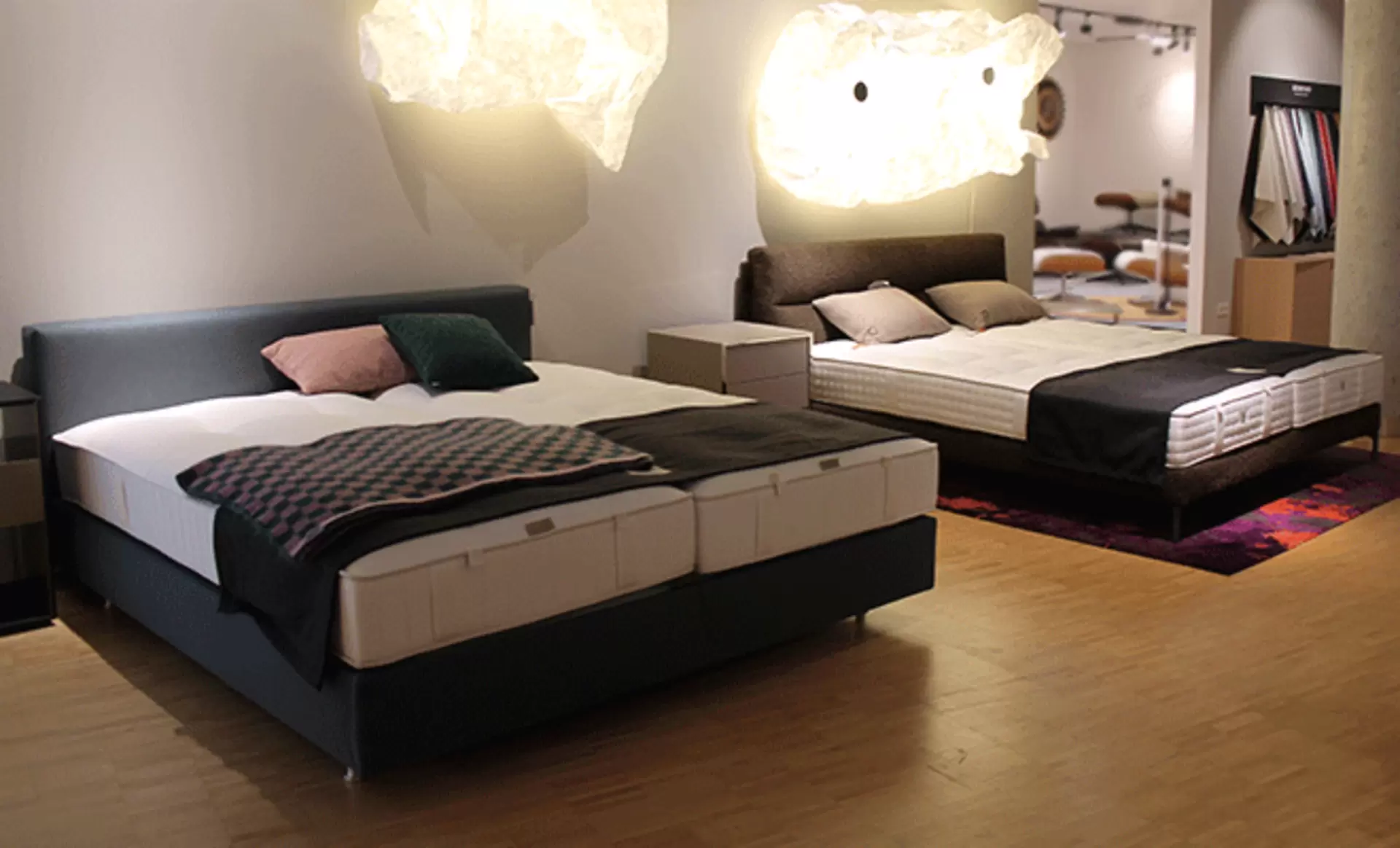 Schramm Polsterbetten Purebeds mit verschiedenen Matratzen zum Probeliegen