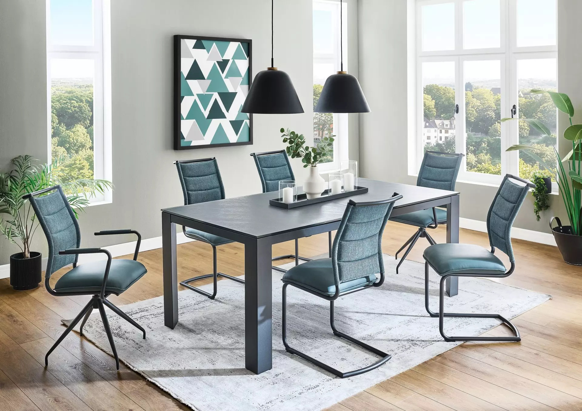 Esstisch Divo Plus MONDO Metall 100 x 77 x 200 cm