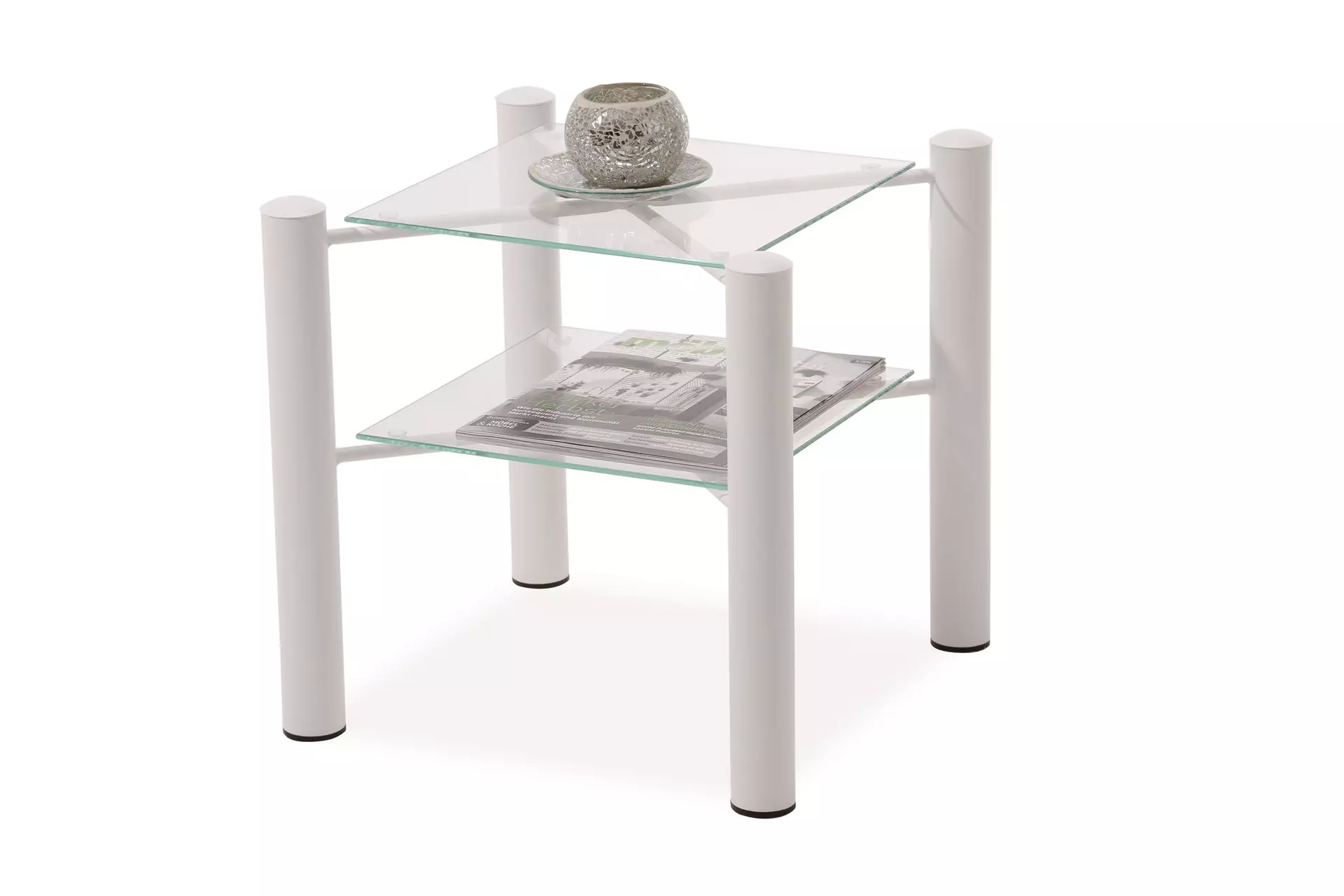 Nachttisch SATURN inbuy Metall 45 x 44 x 45 cm