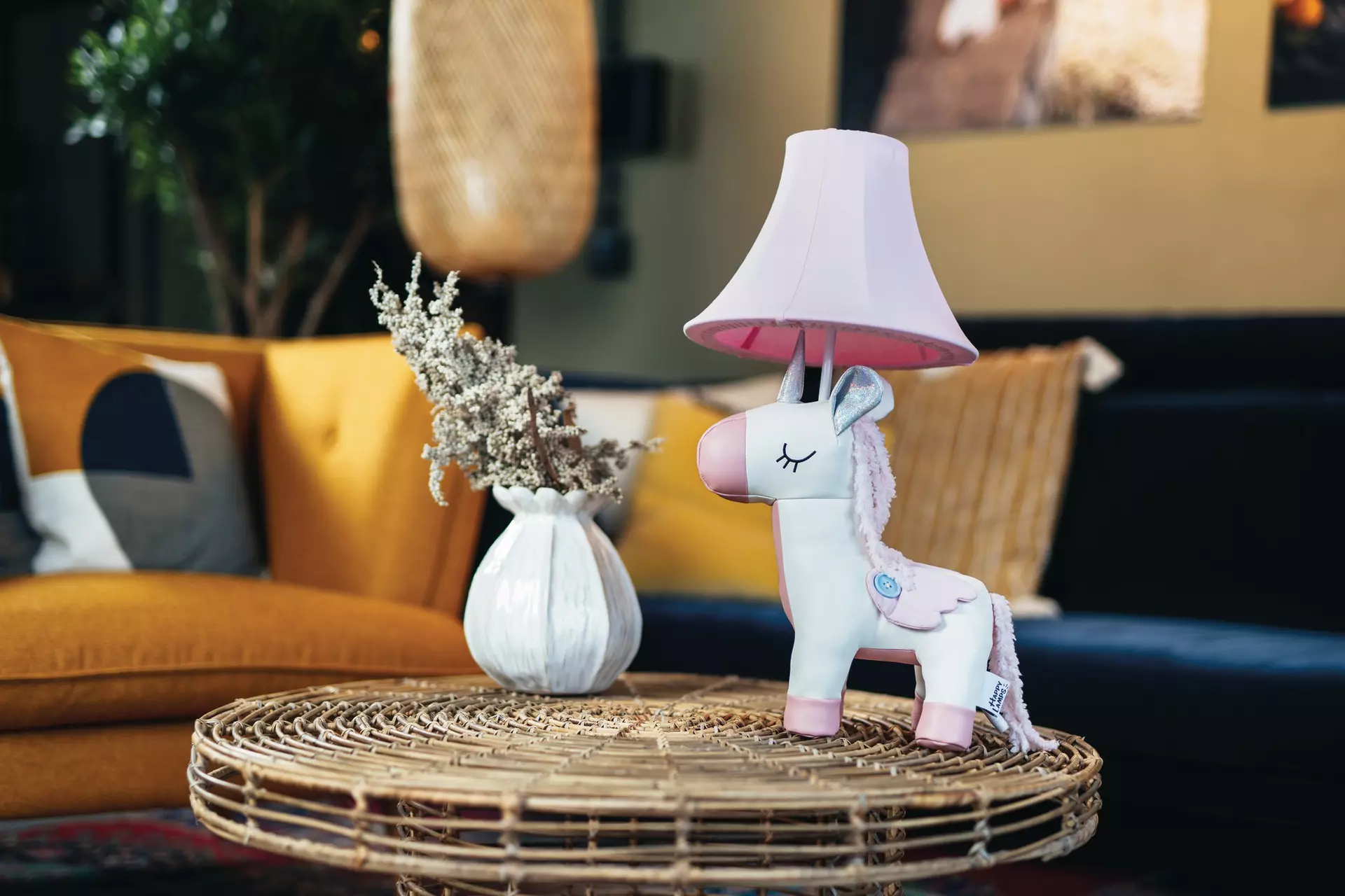Tischleuchte ELSA Happy Lamps Textil 30 x 51 x 26 cm