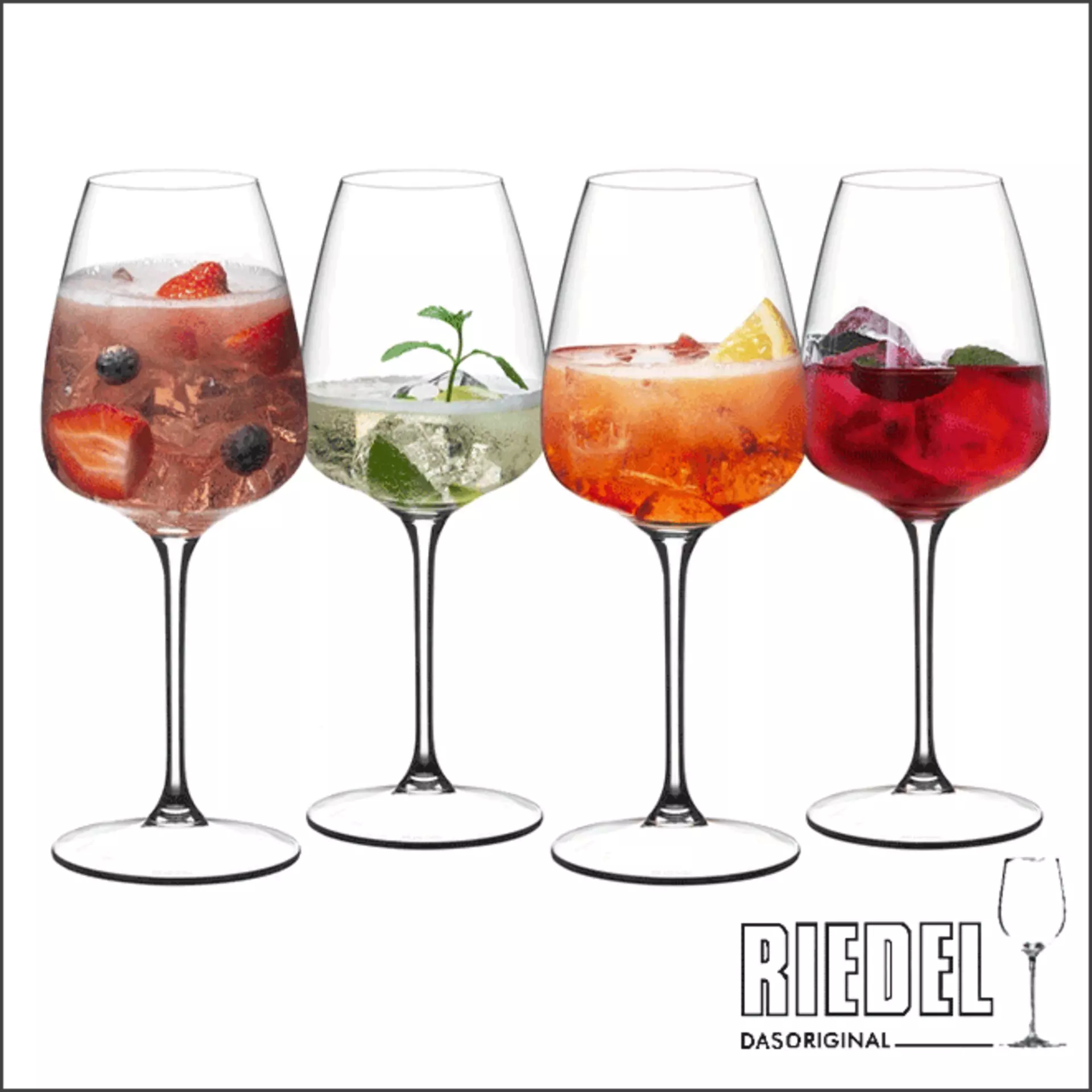 4er Glas-Set Summer Drinks von Riedel zum Aktionspreis bei Interni
