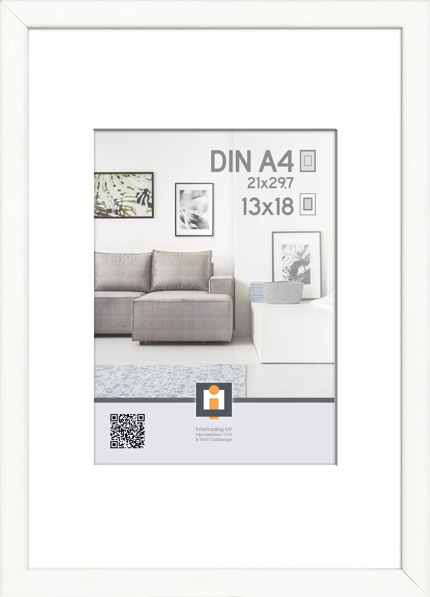 Bilderrahmen MADRID WEISS INTERTRADING Kunststoff 23 x 32 x 2 cm