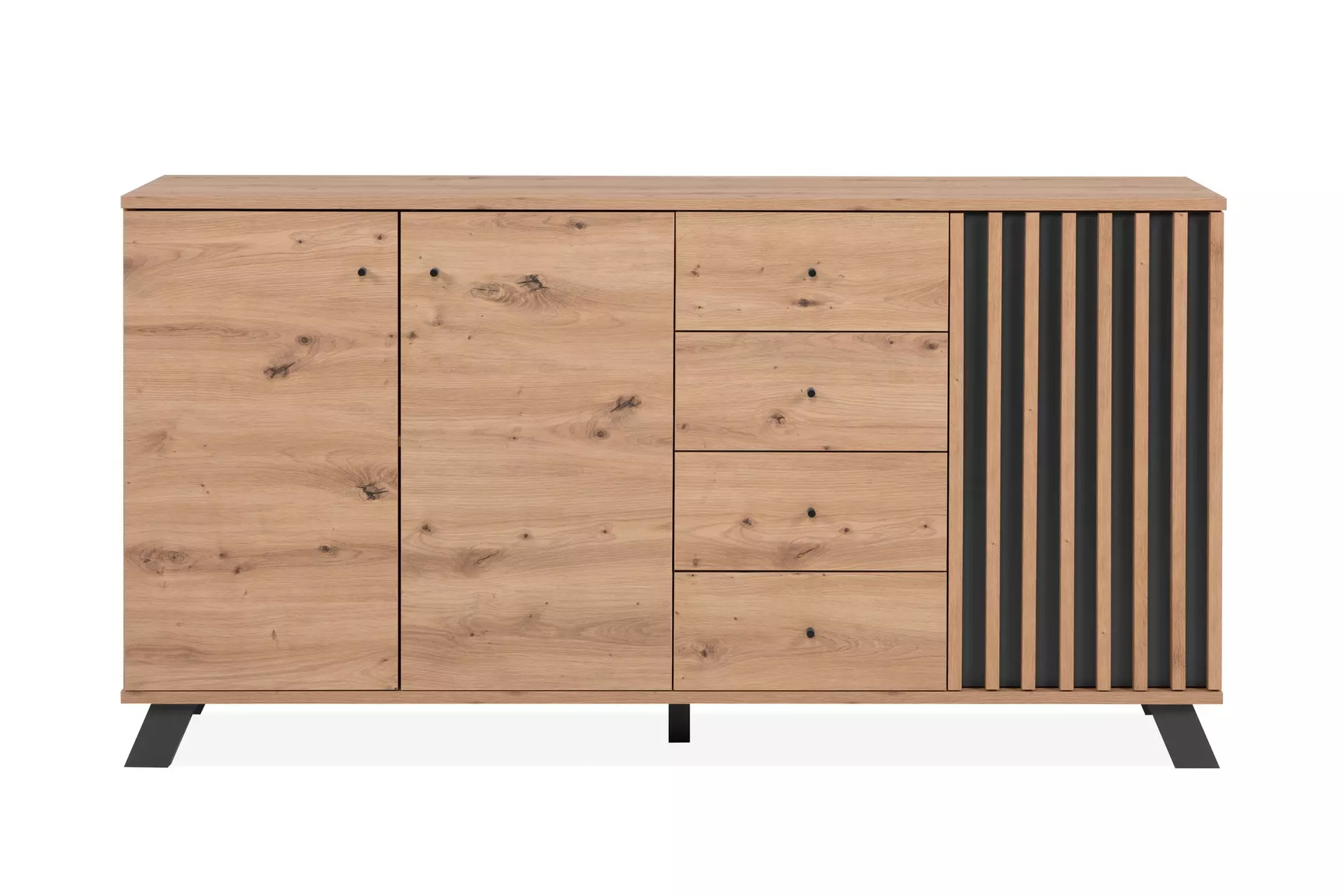 Sideboard MEDAN finori Holzwerkstoff 40 x 85 x 160 cm