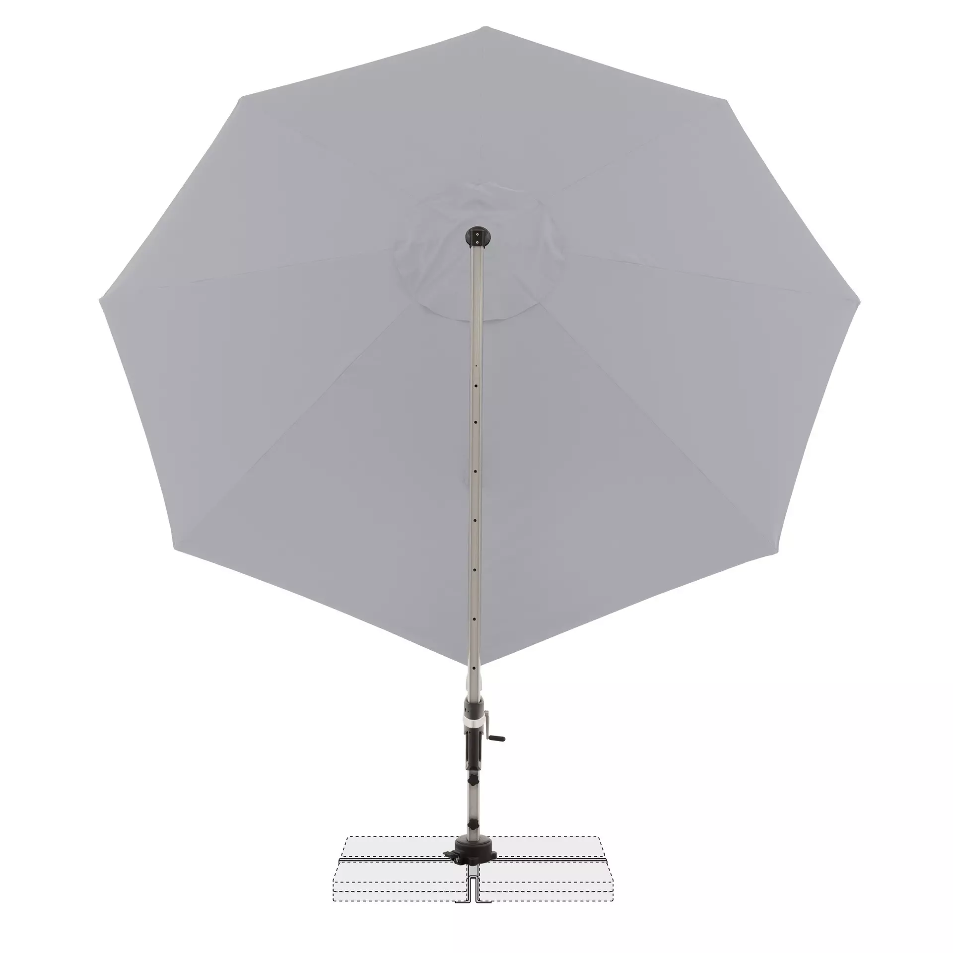 Sonnenschirm Active Doppler Textil 372 x 271 x 372 cm