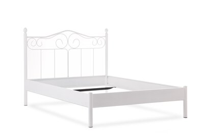 Bild von Bett ca. 210 x 118 x 148 cm inbuy weiß