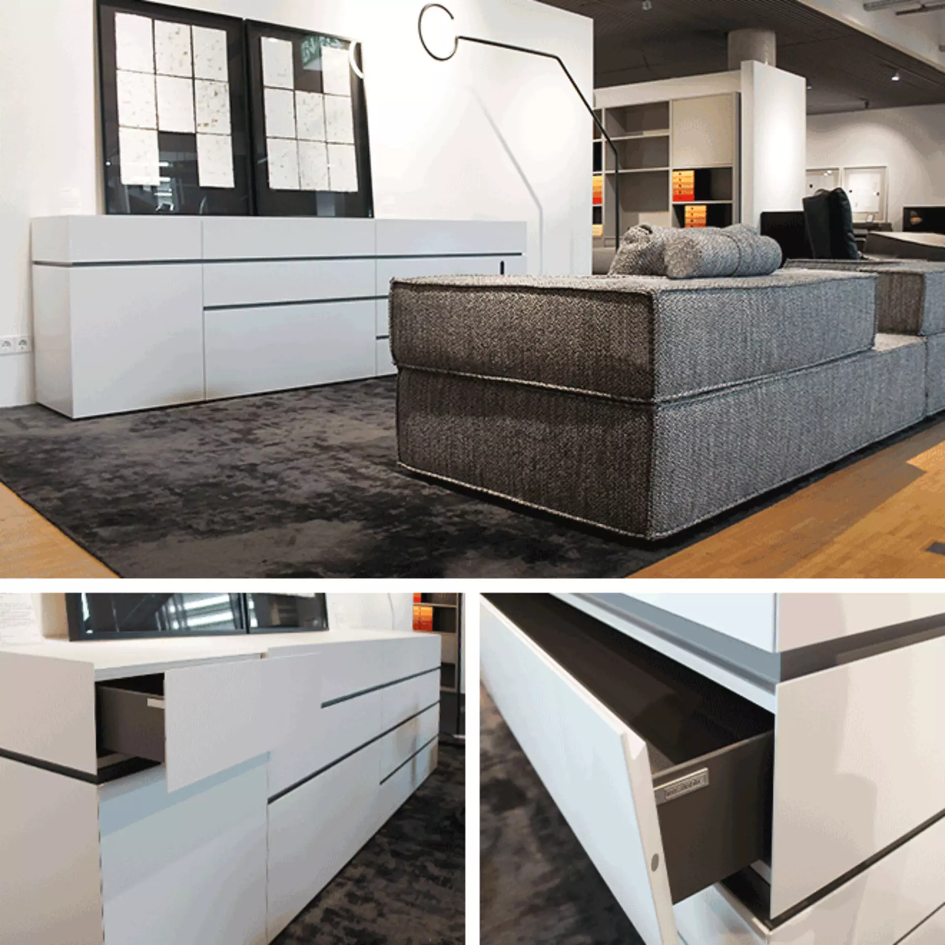 Interlübke Cube Bold Sideboard und Sofa Trio von COR