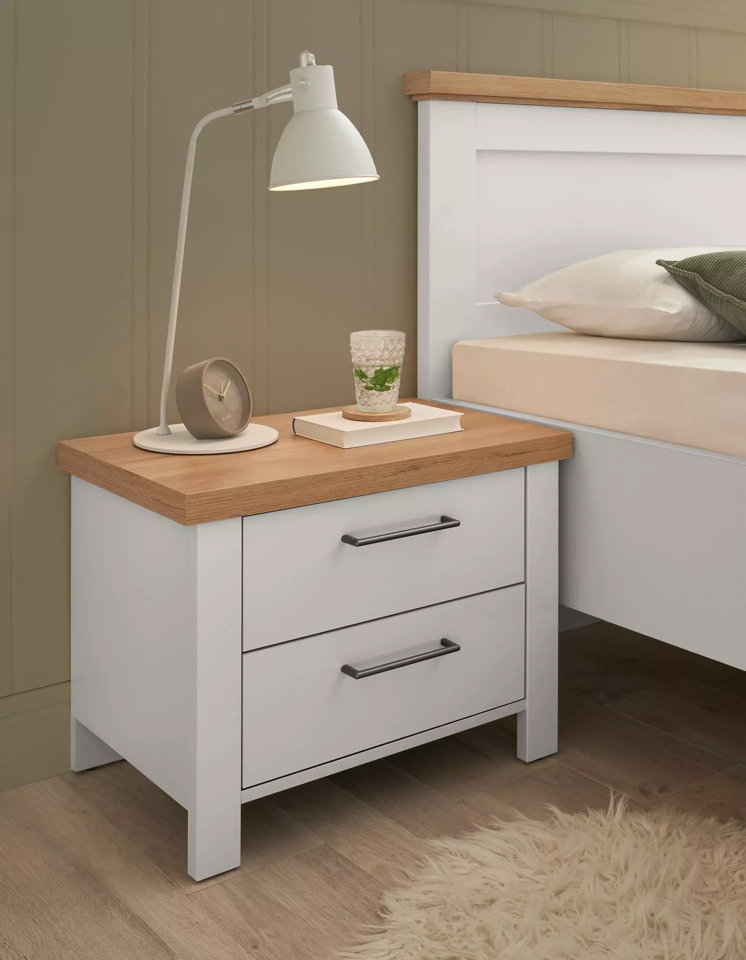 Nachttisch ASMARA LIV'IN Holzwerkstoff 38 x 46 x 61 cm