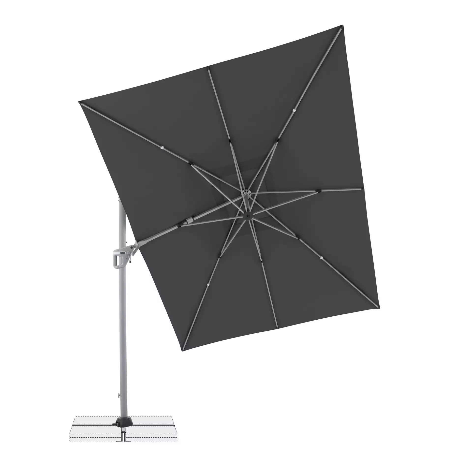 Sonnenschirm Active NEO Side Doppler Textil 350 x 265 x 260 cm