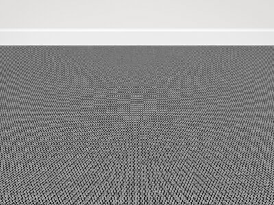 7. Bild von Maschinenwebteppich ca. 133 x 67 cm grau