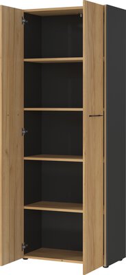 2. Bild von Aktenschrank grau Holzwerkstoff