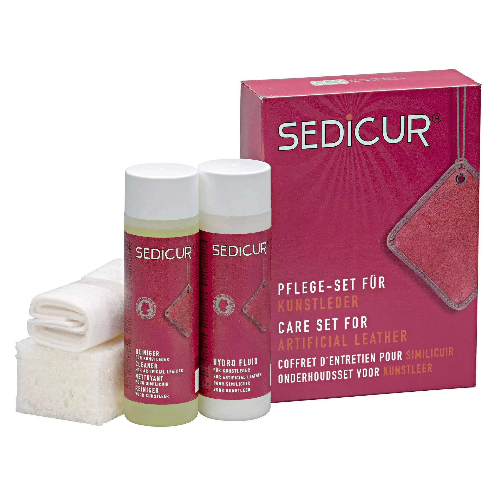 Pflegemittel-Set MONDO Brennstoffe und Flüssigkeiten 12 x 15 x 4 cm