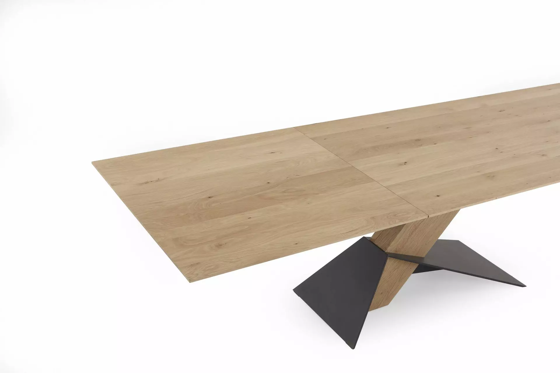 Esstisch NATURZEIT Hartmann - Massivholzmöbel Metall 95 x 76 x 290 cm
