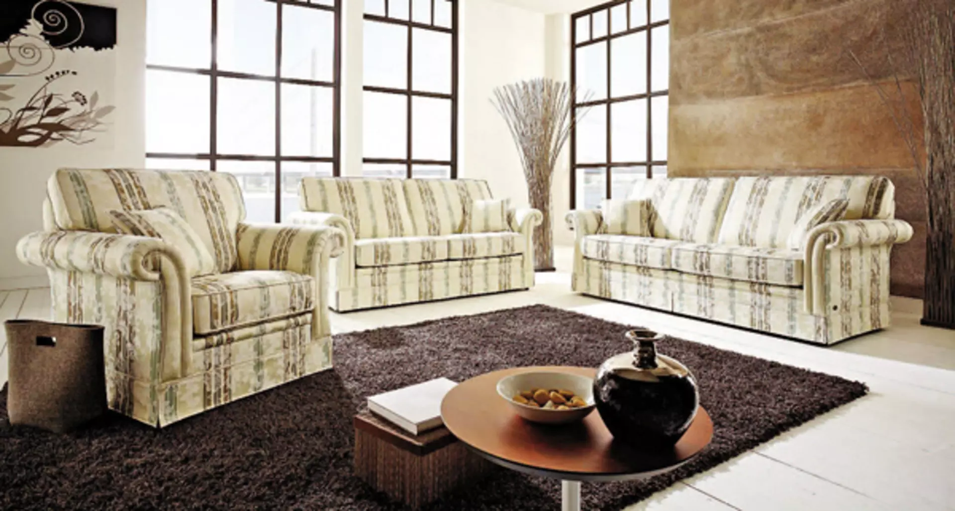 Sofa 2-Sitzer IMPERIAL Schröno Textil 90 x 88 x 153 cm