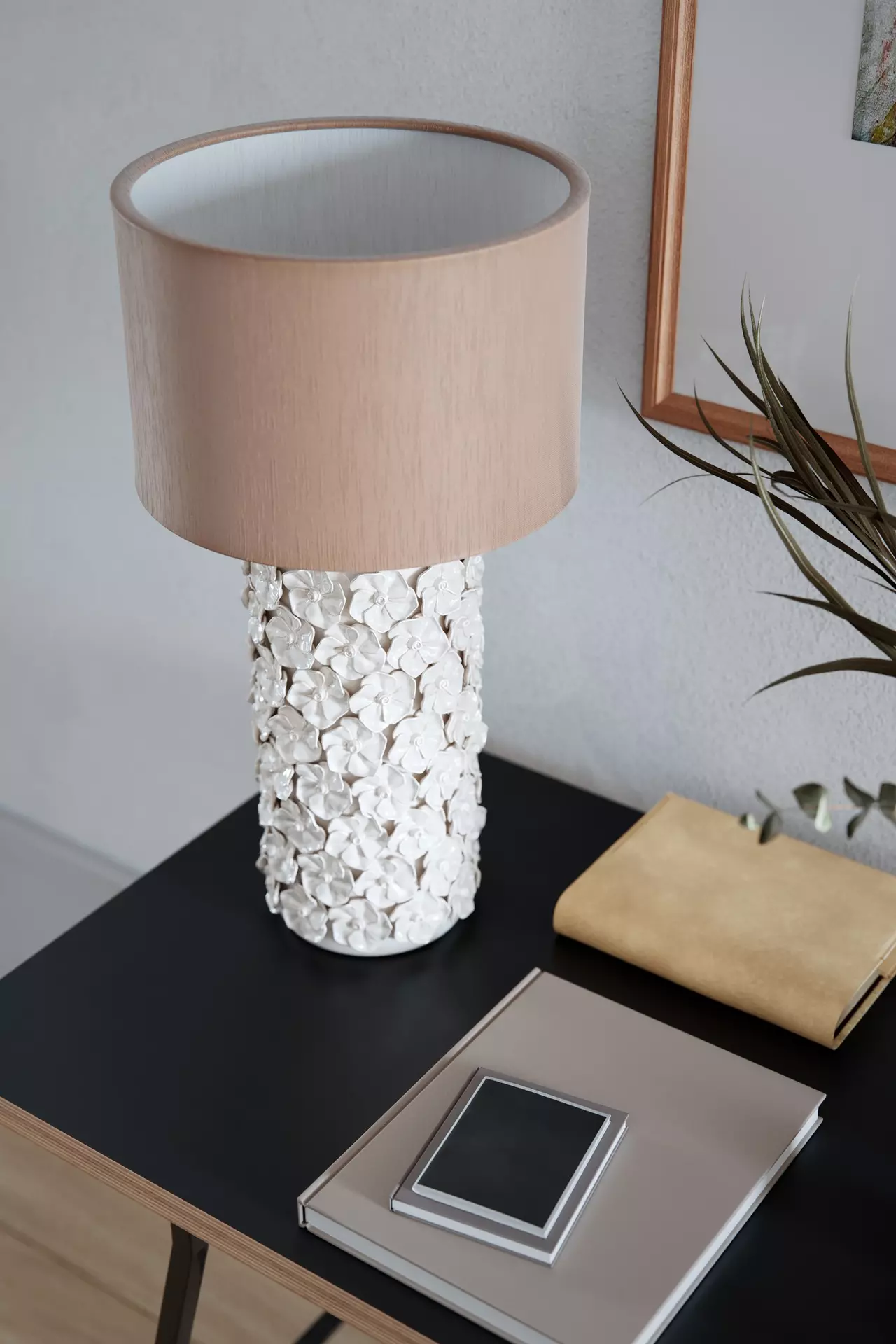 Tischleuchte FIORE BY RYDENS Textil 30 x 55 x 30 cm