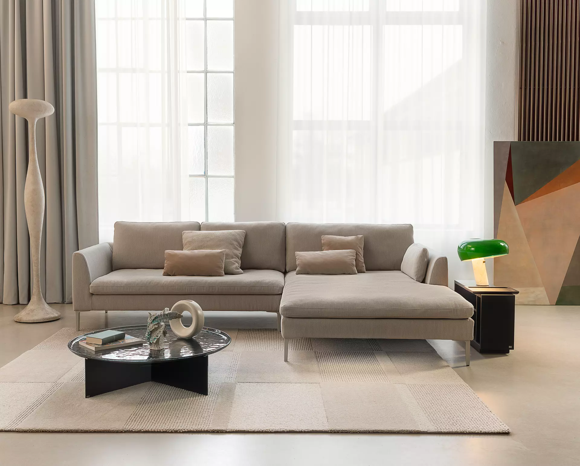 Polstergarnitur MIOKO 510 Rolf Benz Textil 189 x 88 x 339 cm