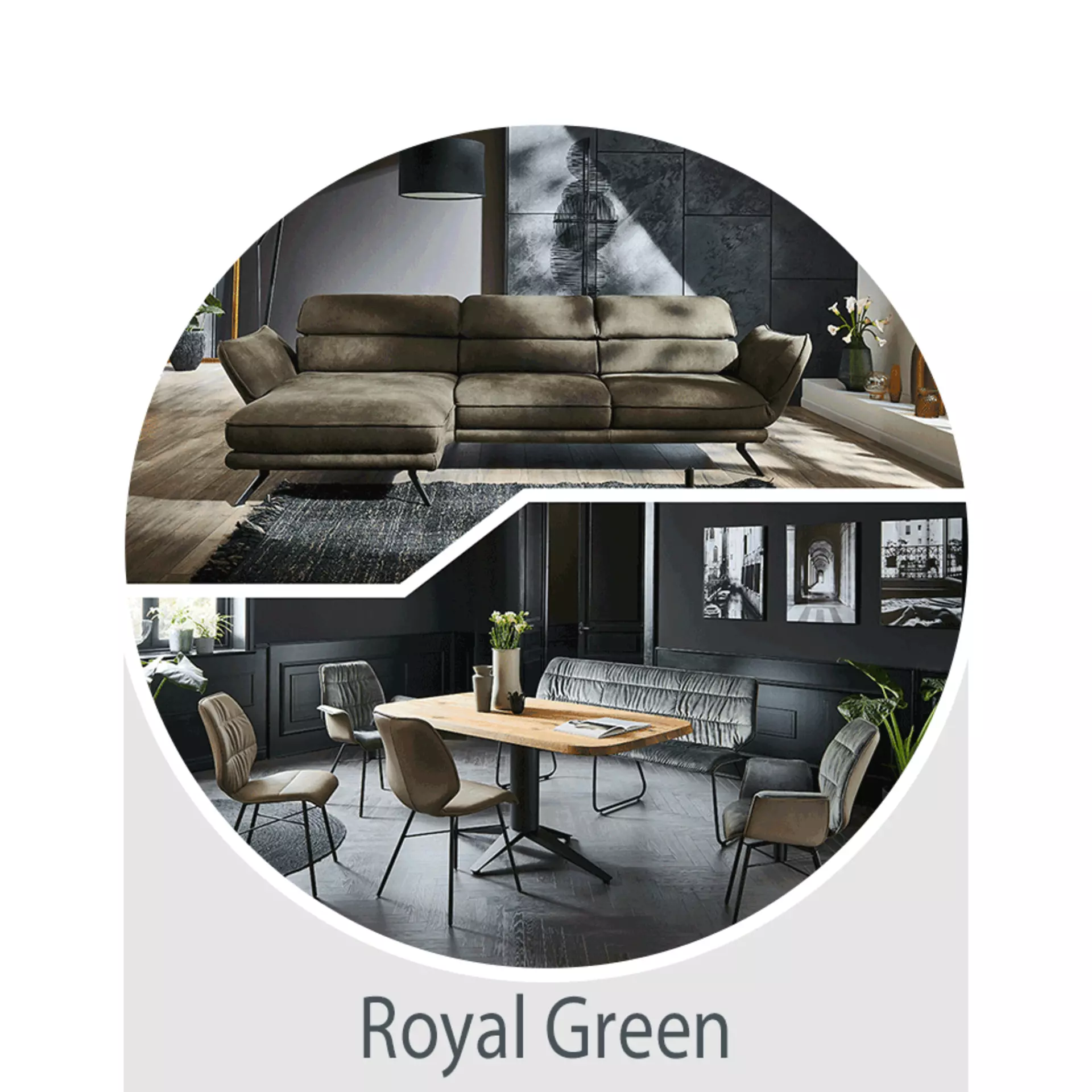 Jetzt den Wohntrend Royal Green entdecken - natürlich elegant einrichten