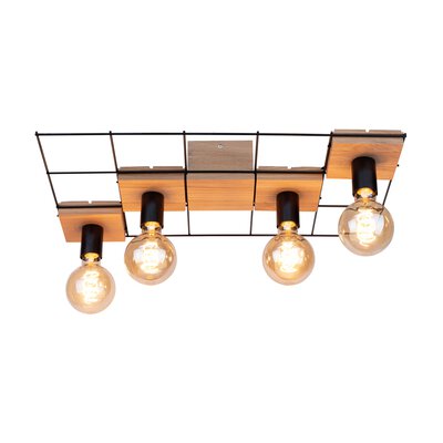 Bild von Deckenleuchte AGL Wanddimmer braun
